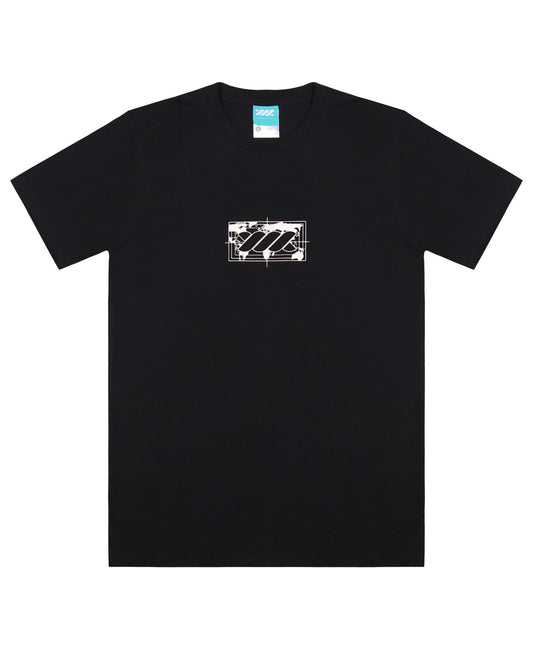 WADEZIG T-SHIRT - EGOS BLACK