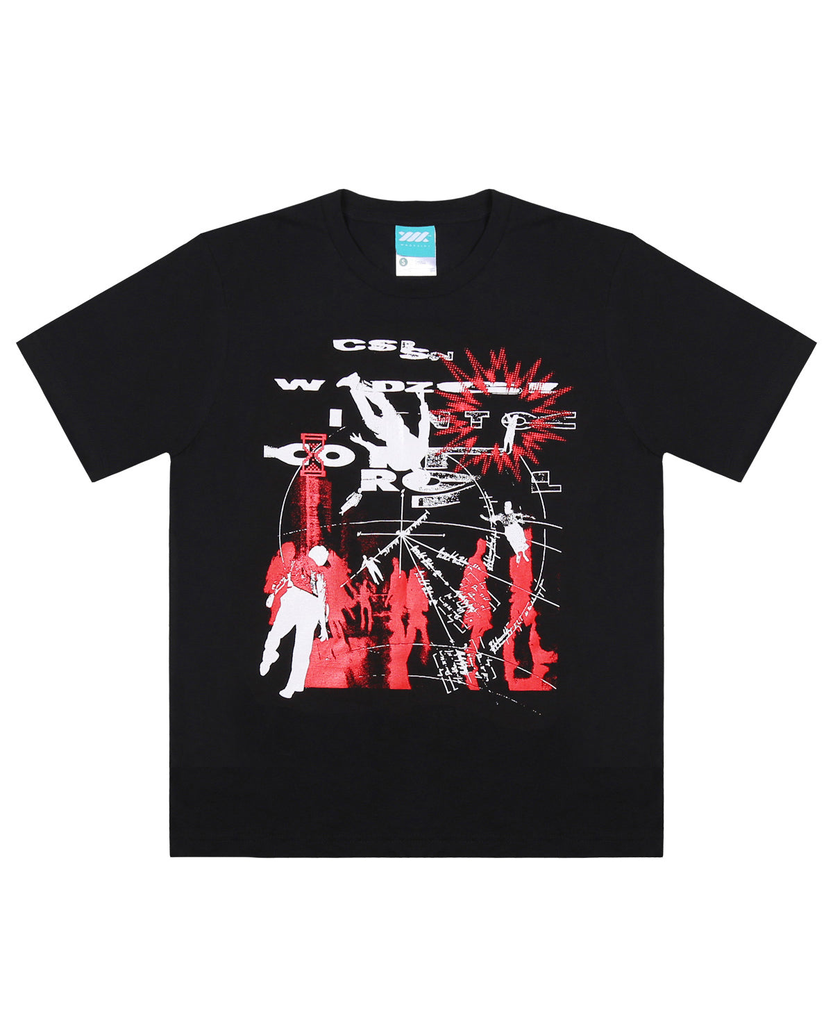 WADEZIG T-SHIRTS - CNTRL BLACK BOXY