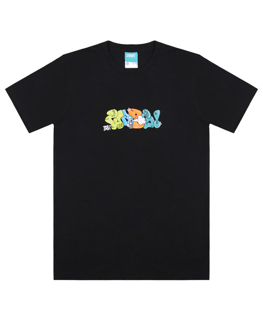 WADEZIG T-SHIRTS - COPE BLACK