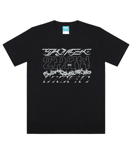 WADEZIG! T-SHIRTS - TYPEFA BLACK