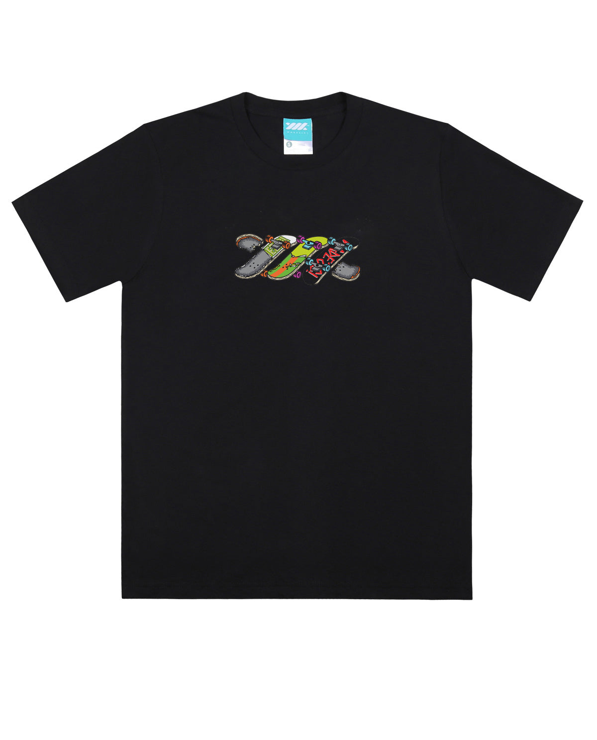 WADEZIG T-SHIRTS - FLIPO BLACK