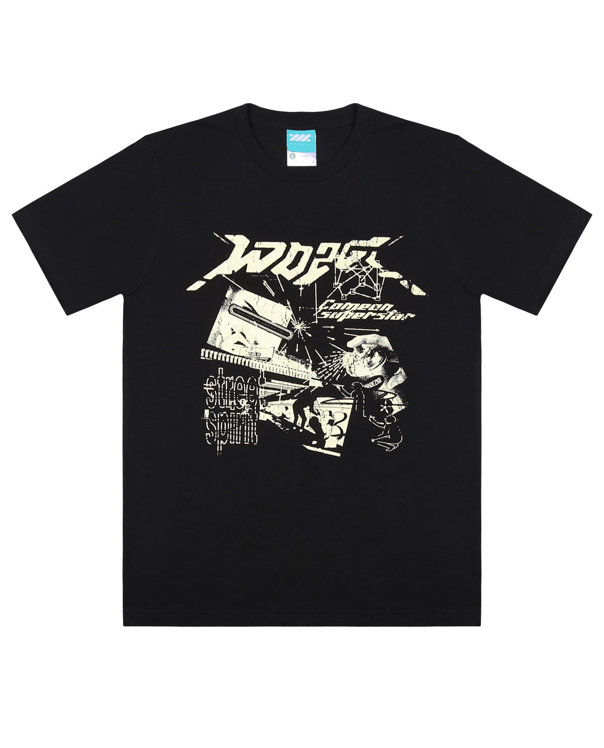 WADEZIG! T-SHIRTS - LAIDBACK SS BLACK