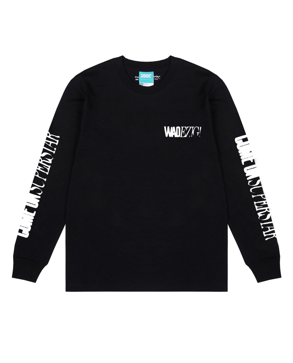 WADEZIG! T-SHIRT - RUKS LS BLACK
