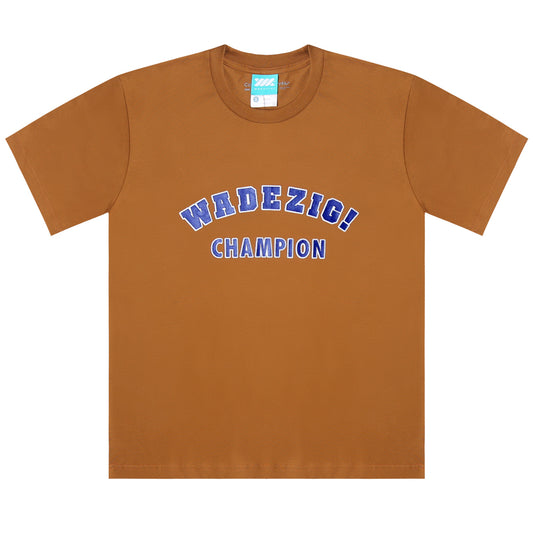 WADEZIG! T-SHIRTS - UNIVER ALMOND BROWN