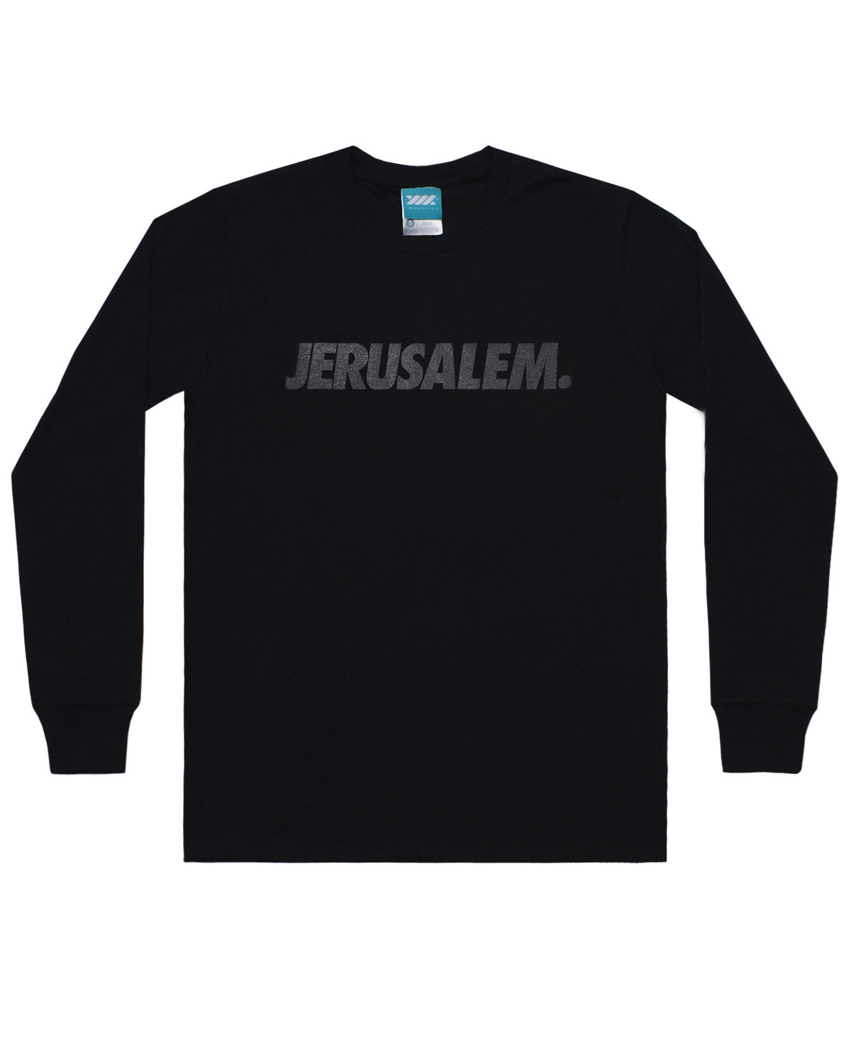 WADEZIG! T-SHIRTS - JERUSALEM LS BLACK