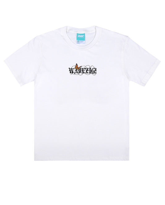 WADEZIG! T-SHIRT - BUTTERFLY BW