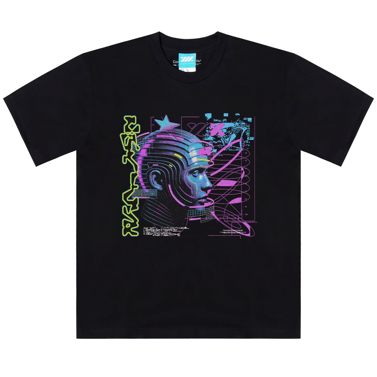 WADEZIG! T-SHIRT - INKBLEED BLACK