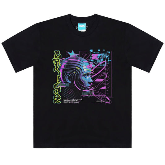 WADEZIG! T-SHIRT - INKBLEED BLACK