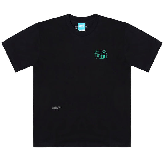 WADEZIG! T-SHIRT - GO OUTSIDE BLACK