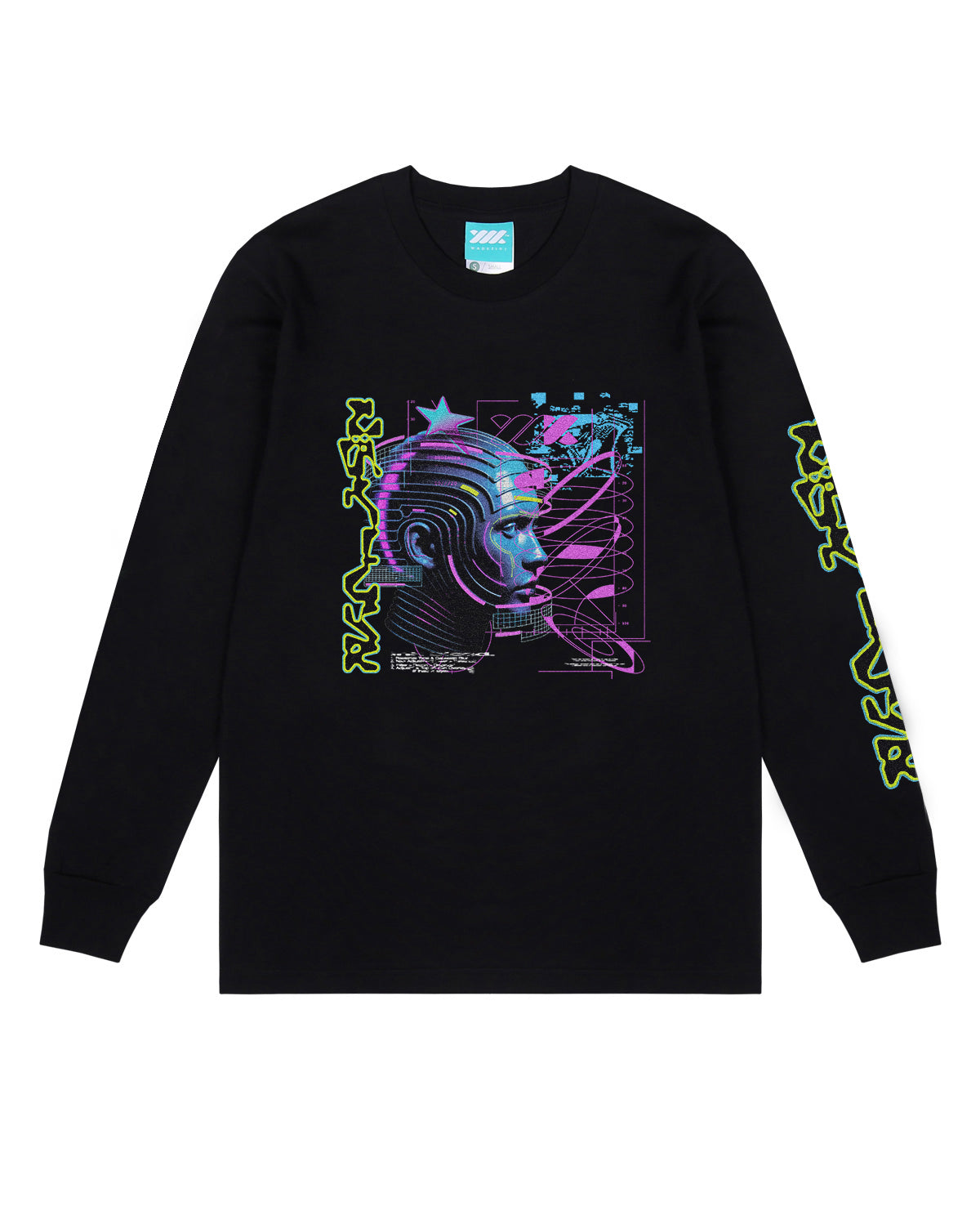 WADEZIG! T-SHIRT - INKBLEED LS BLACK