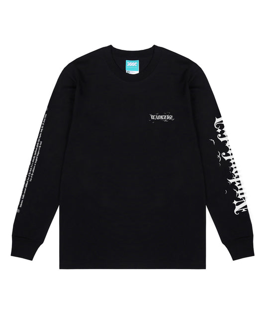 WADEZIG! T-SHIRT - FILLIAN LS BLACK