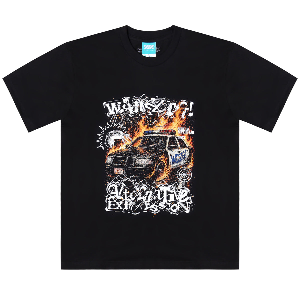WADEZIG! T-SHIRT - RAT SHIT BLACK