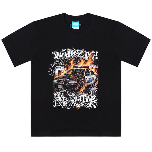 WADEZIG! T-SHIRT - RAT SHIT BLACK