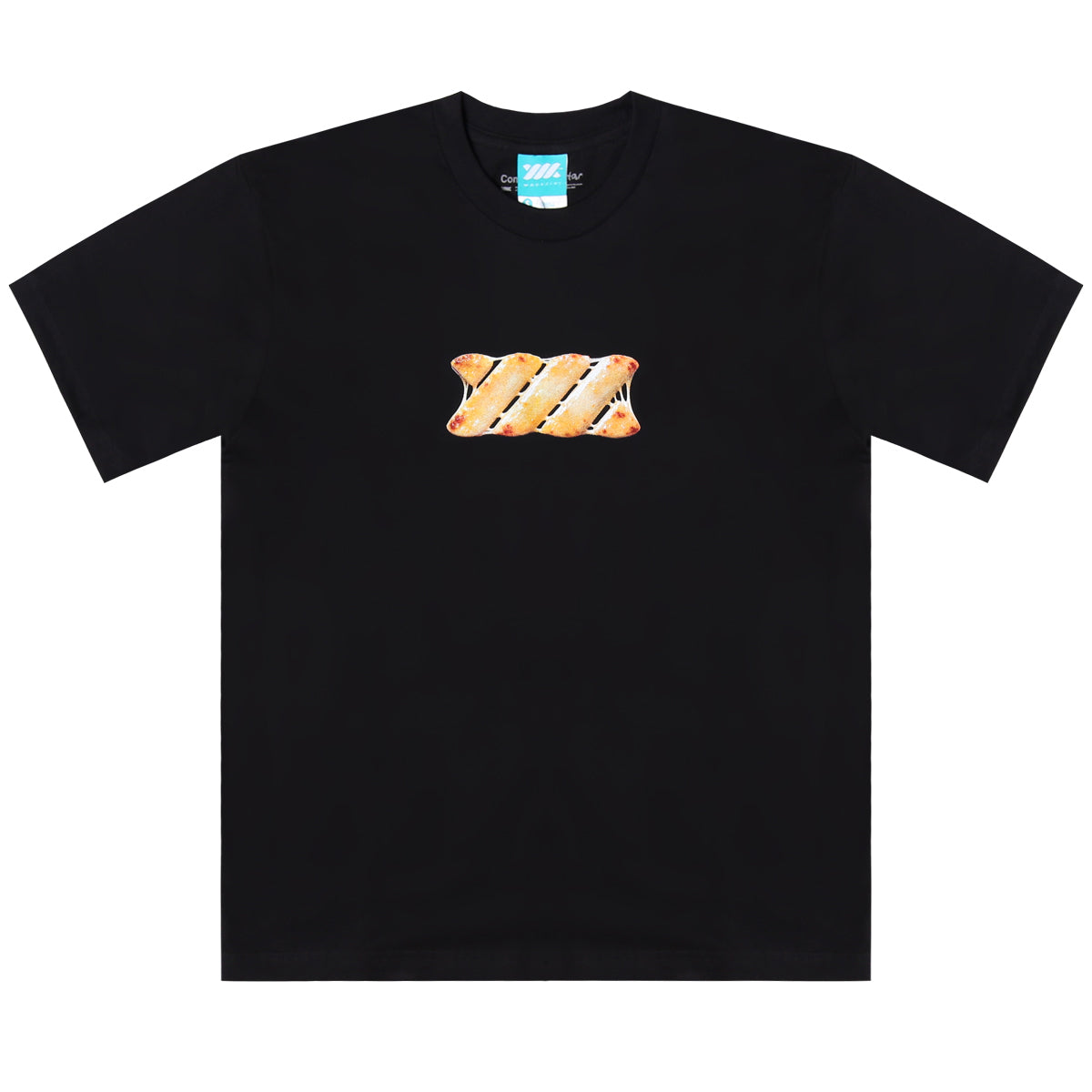 WADEZIG! T-SHIRT - CHIZZY TWISTY BLACK