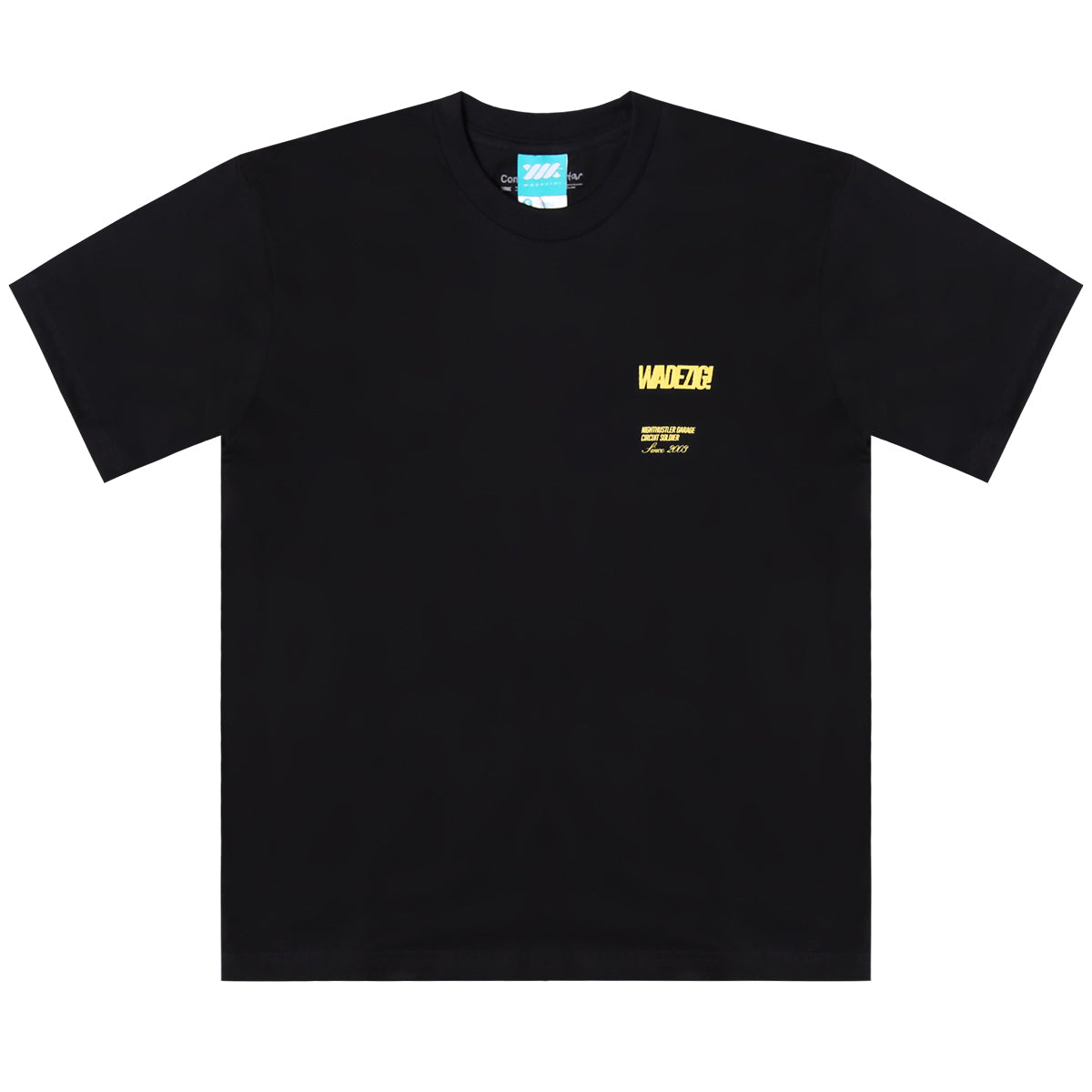WADEZIG! T-SHIRT - CIRCUIT SOLDIER BLACK