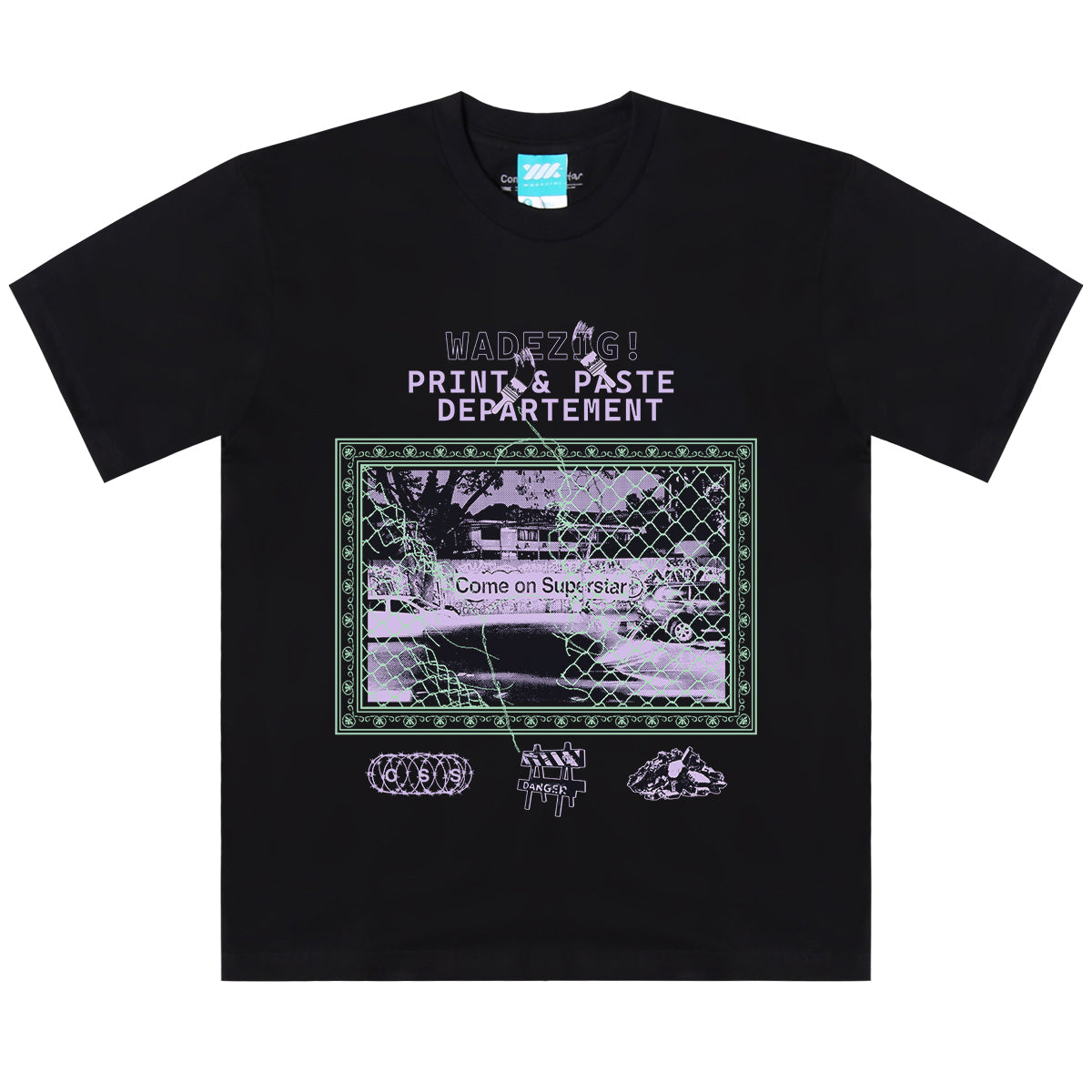 WADEZIG! T-SHIRT - PRINT/PASTE DEPT