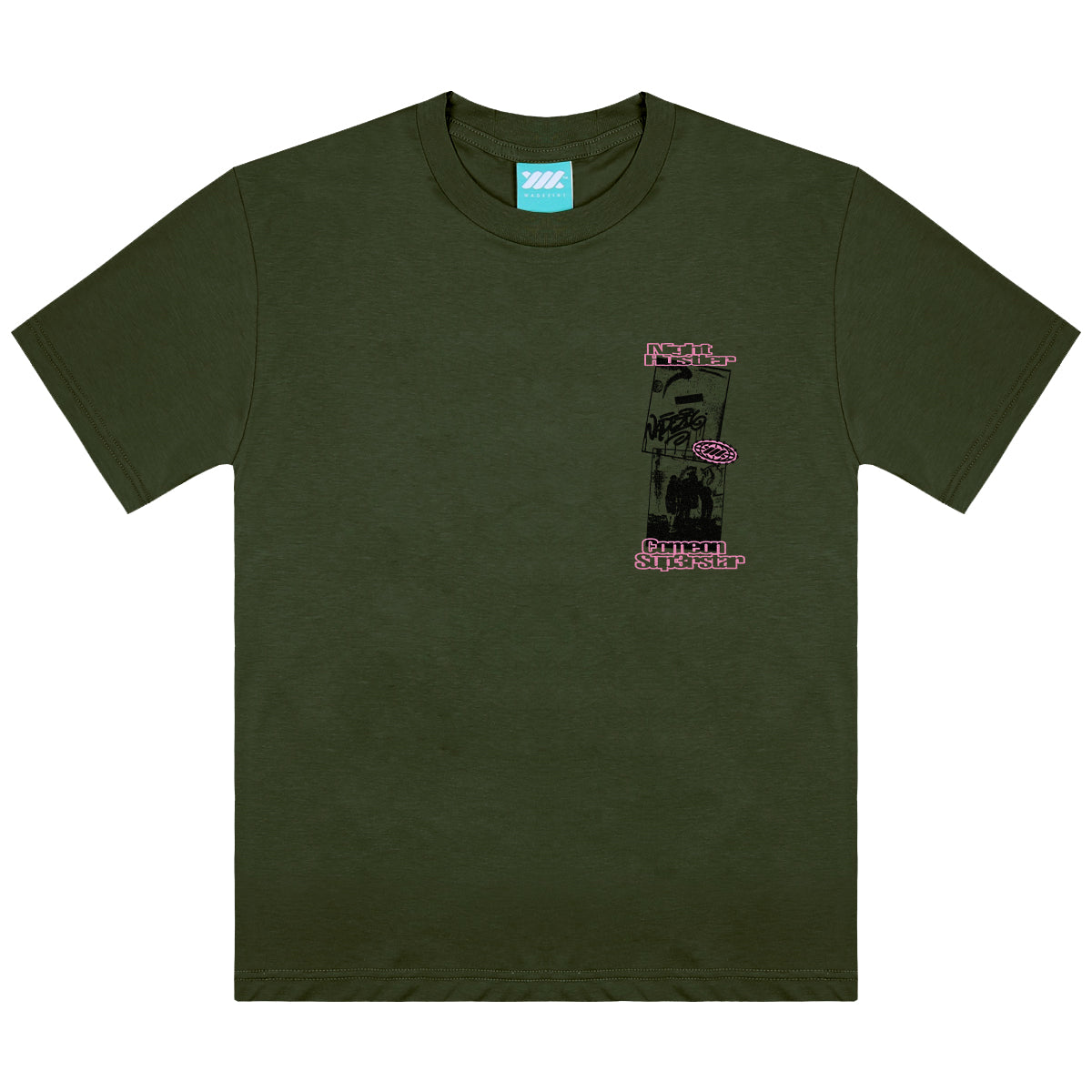 WADEZIG! T-SHIRT - NIGHTROUT CACTUS GREEN