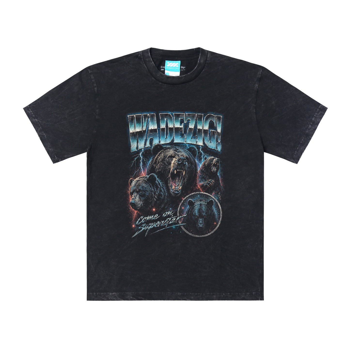 WADEZIG! T-SHIRT - GRIZZLY PREMIUM VINTAGE