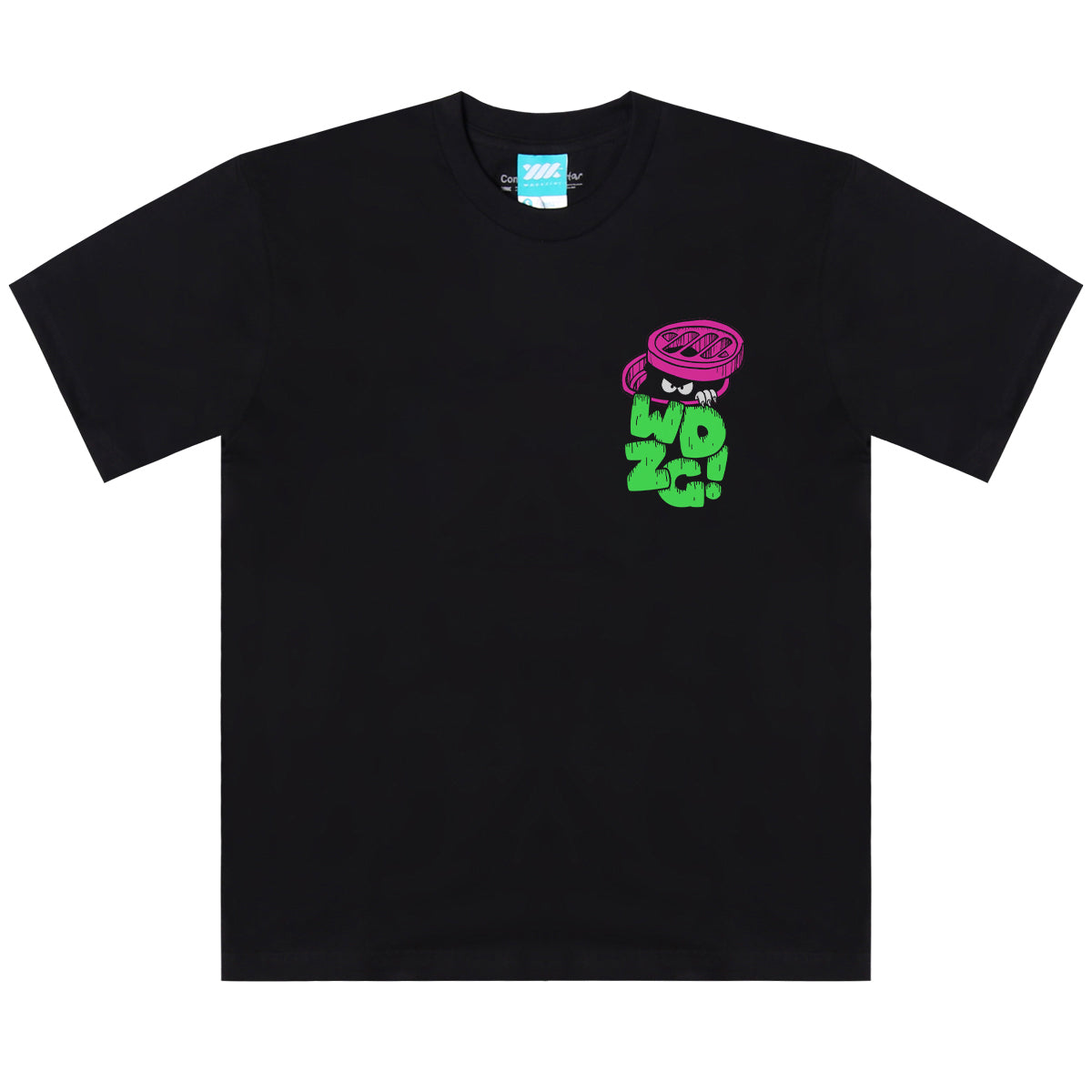 WADEZIG! T-SHIRT - HIDDENMAN BLACK