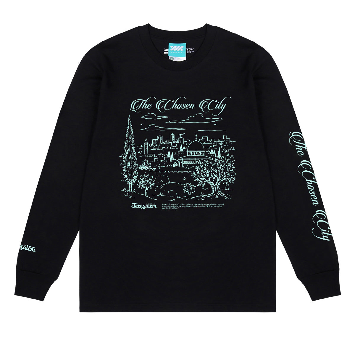 WADEZIG! T-SHIRT - PLATEU LS BLACK