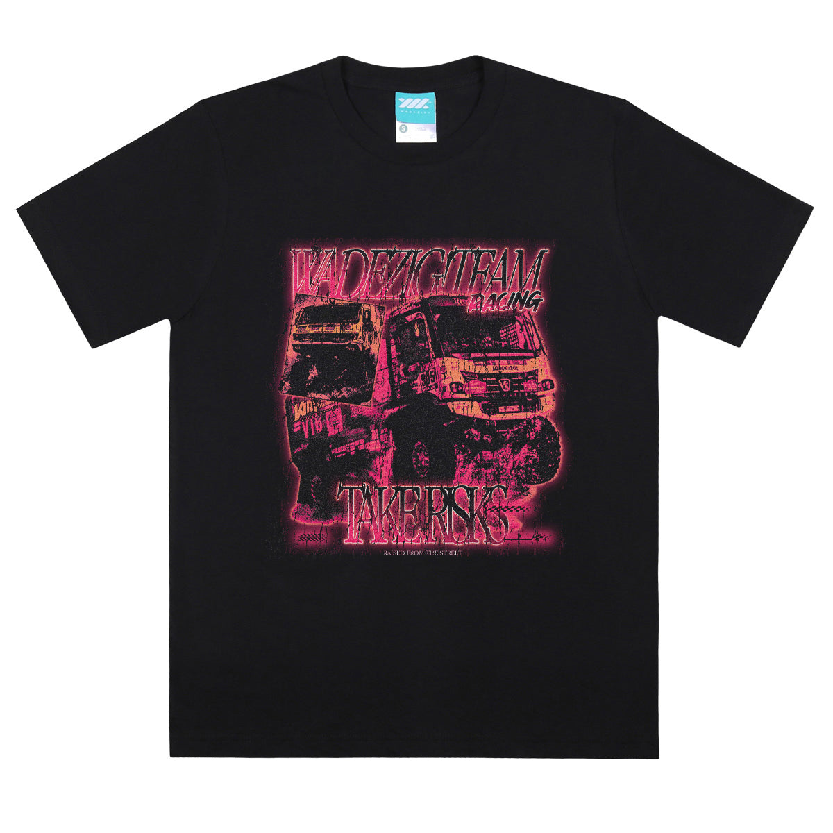 WADEZIG! T-SHIRT - TRUCK RISK BLACK