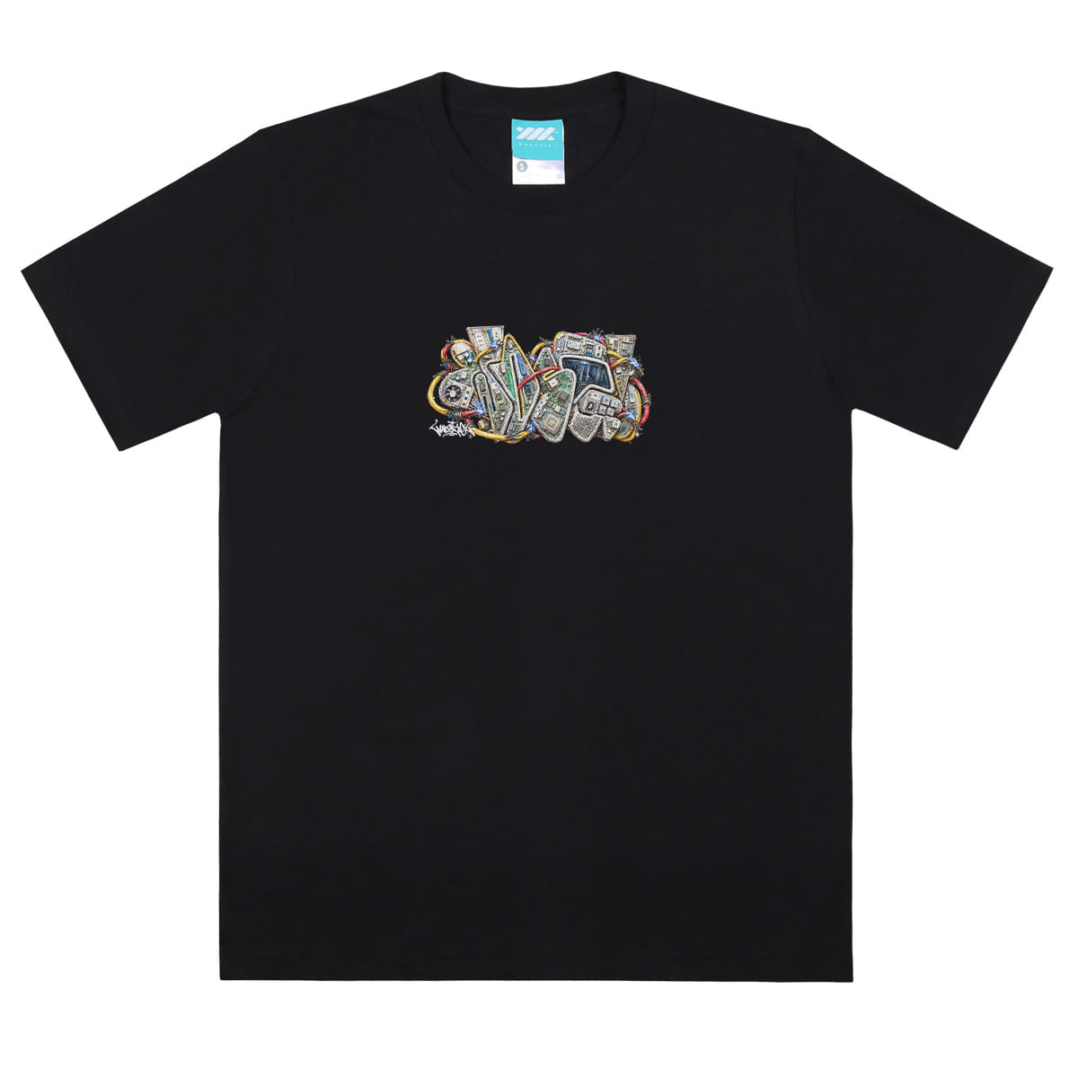 WADEZIG! T-SHIRT - KOMPONENT BLACK