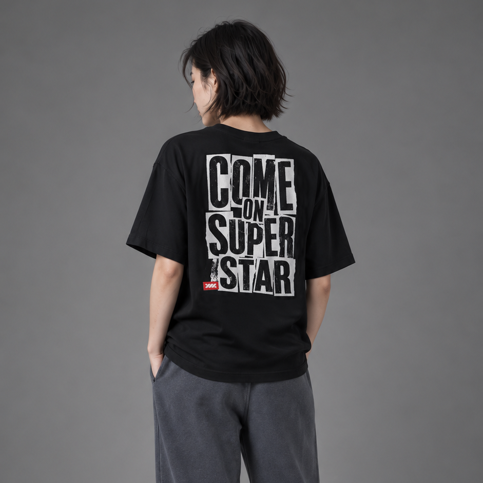 WADEZIG! T-SHIRT - TEARPASTE BLACK