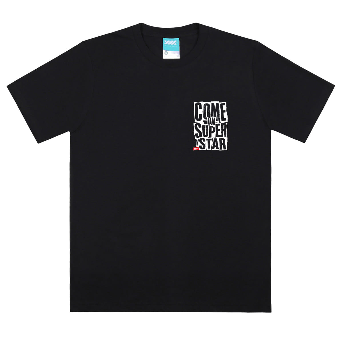 WADEZIG! T-SHIRT - TEARPASTE BLACK