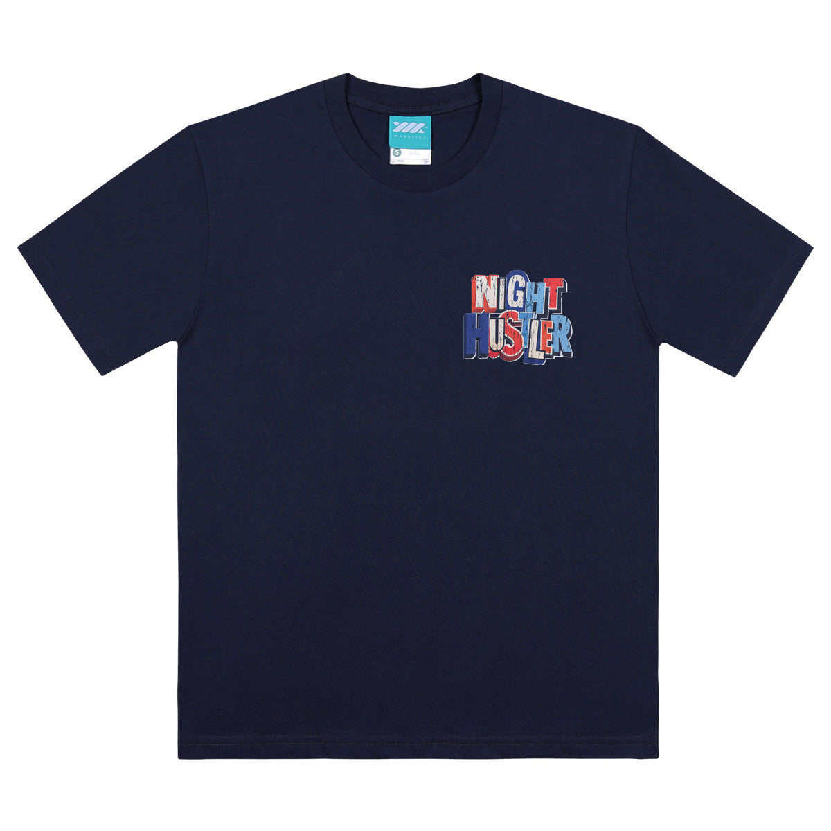 WADEZIG! T-SHIRT - KOLAS NAVY