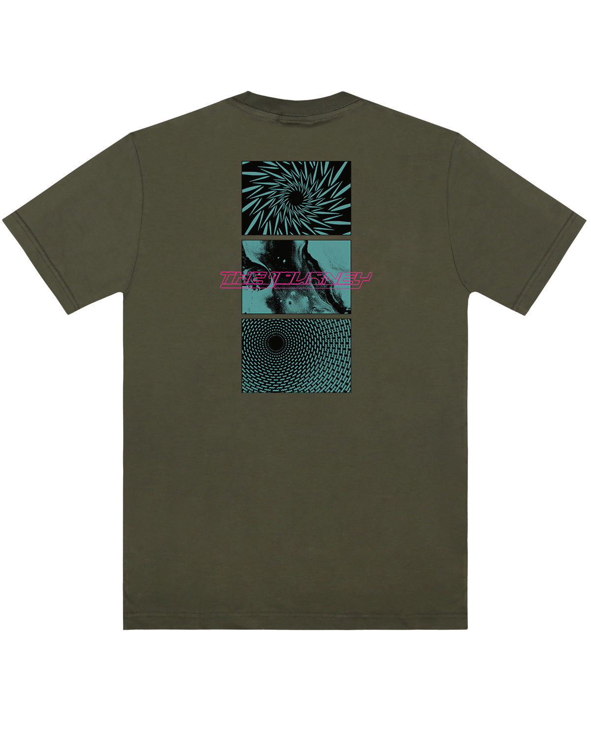 WADEZIG! T-SHIRT - JOURNEY ARMY GREEN