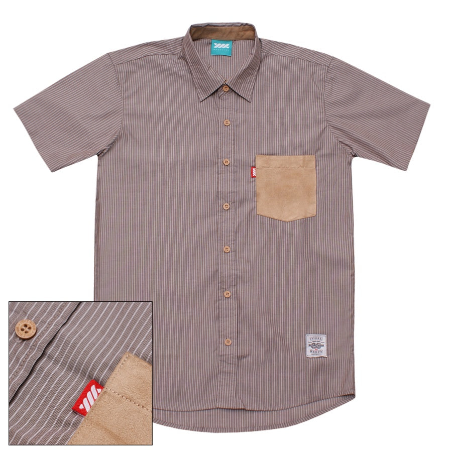 WADEZIG! SHIRT -  SMOOTH BROWN SHIRT