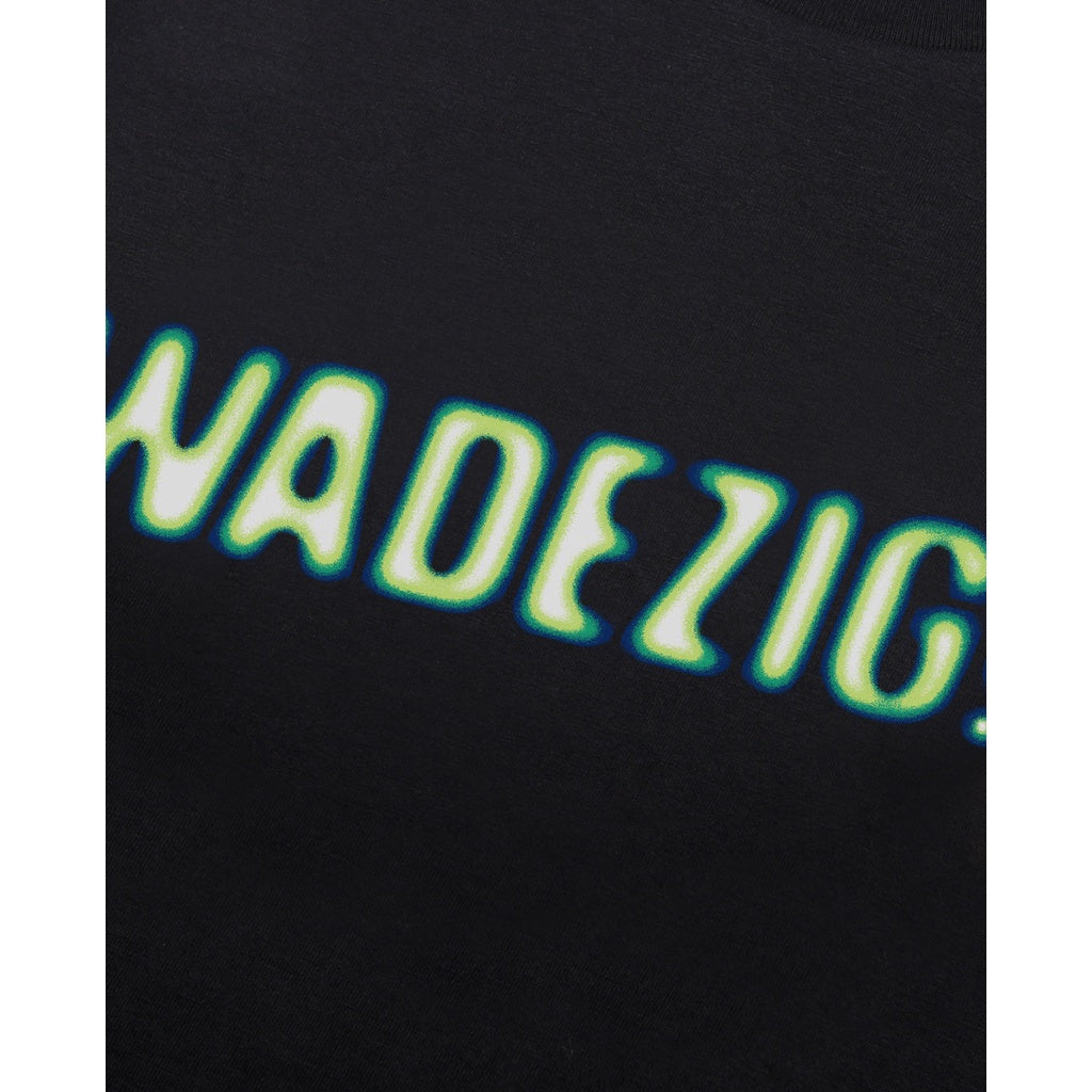 WADEZIG! T-SHIRT - AQUA BLACK