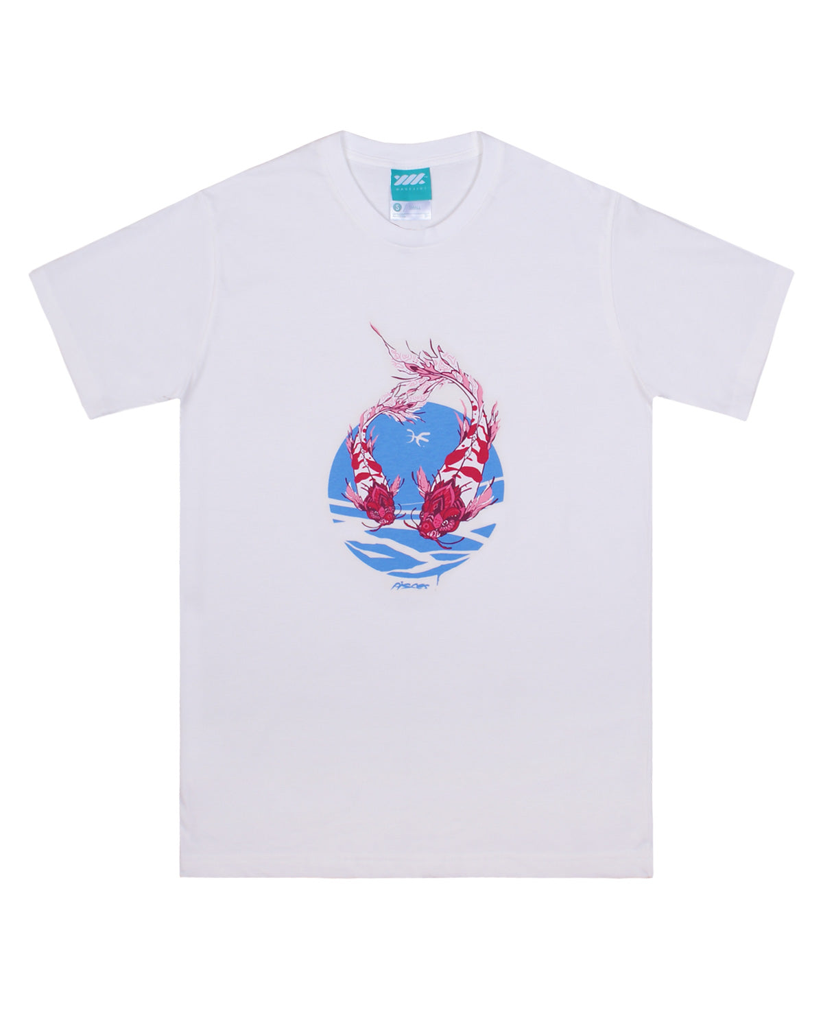 Wadezig! T-Shirt - Pisces 2018 White