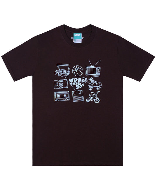 WADEZIG! T-SHIRT - BACK TO 90 BROWN