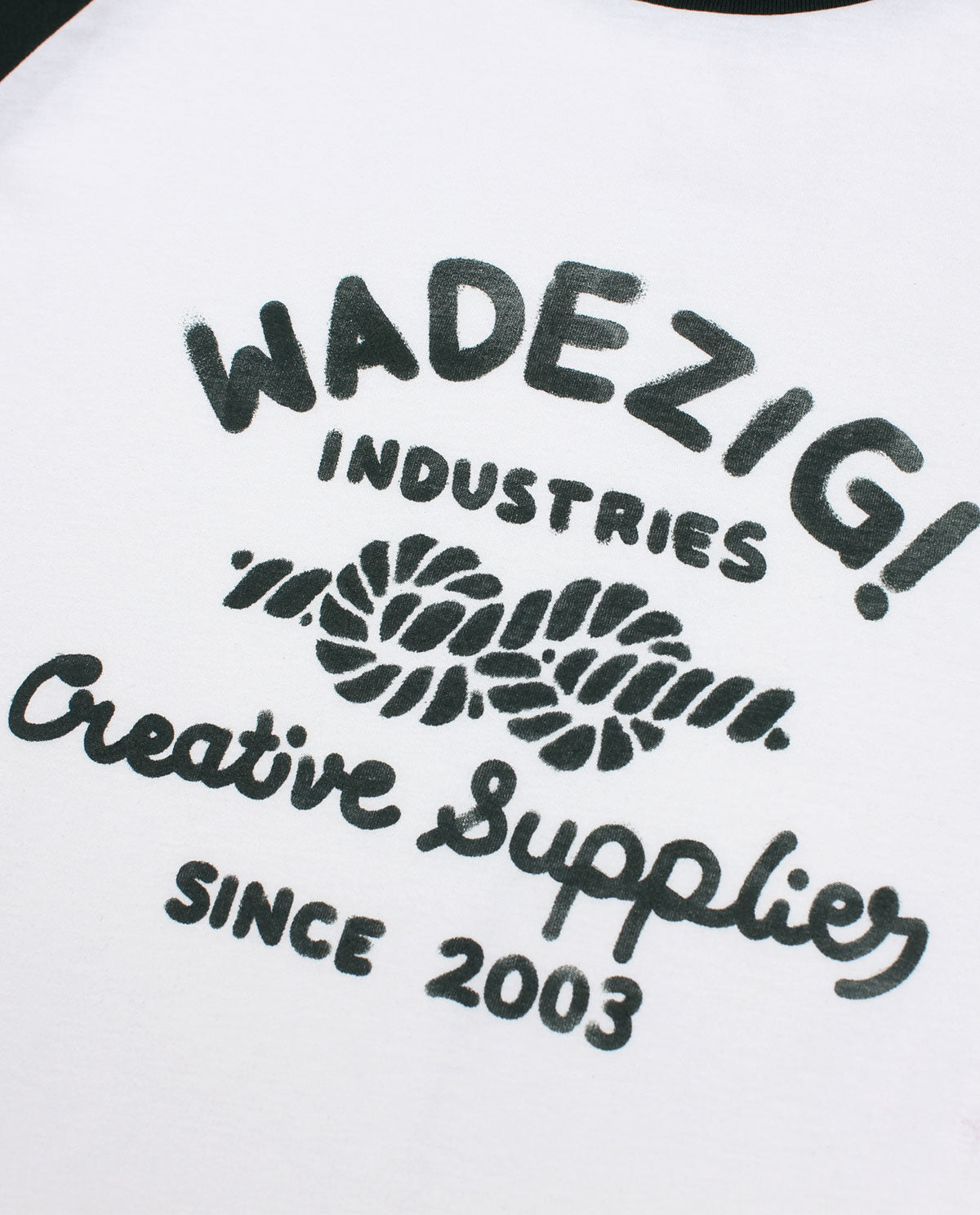 Wadezig! T-Shirt - Creative Supply Raglan Green