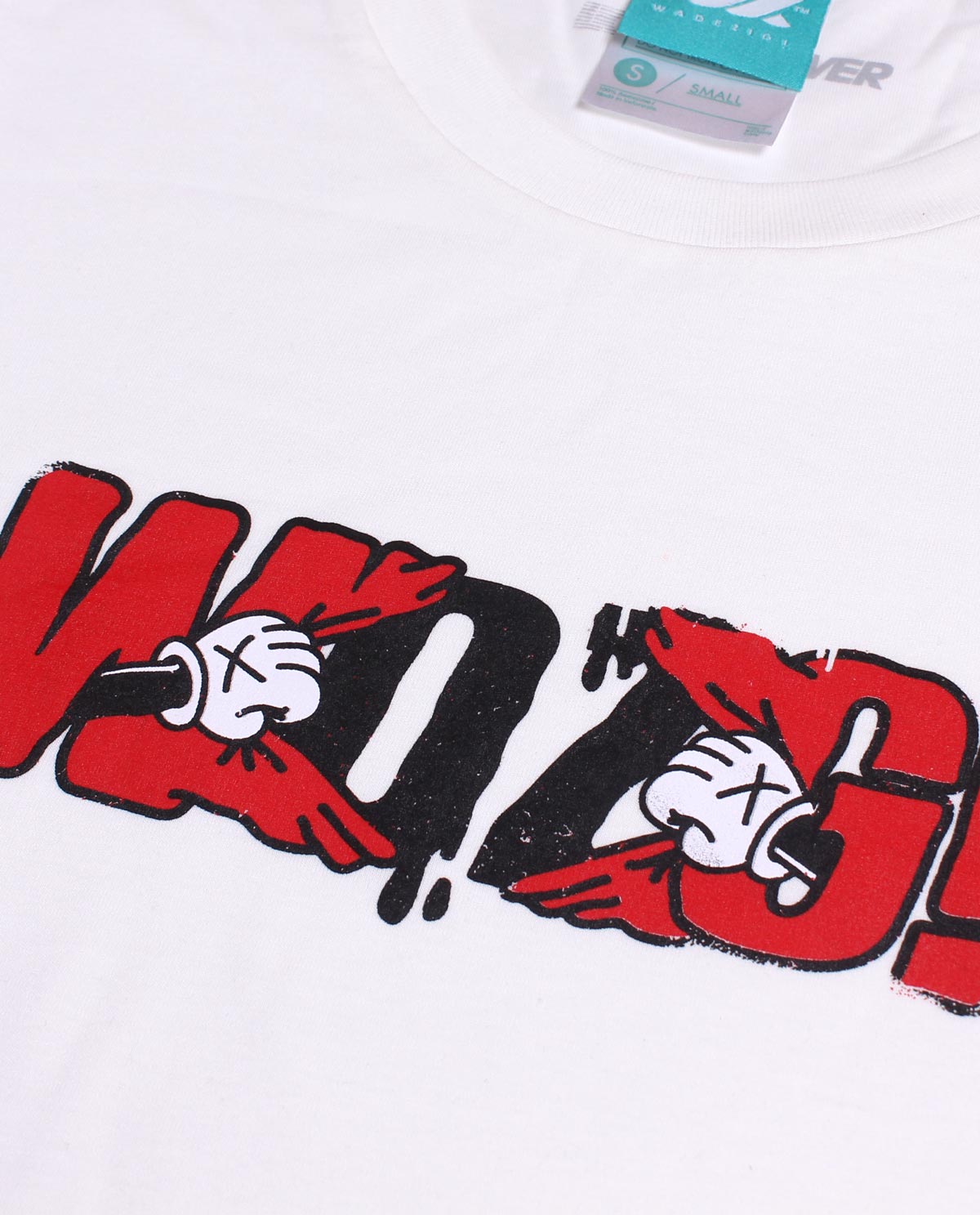 Wadezig! T-Shirt - Open It Broken White