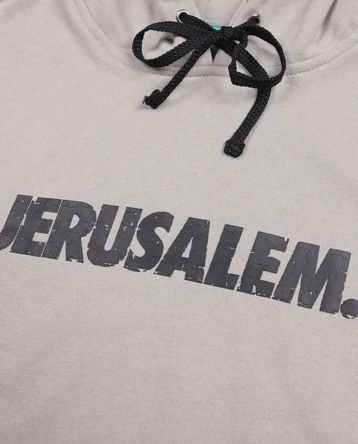 WADEZIG! SWEATER - JERUSALEM BRICK HOODIE GREY