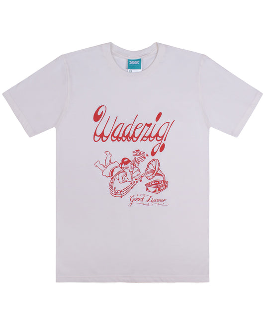 Wadezig! T-Shirt - Good Listener White