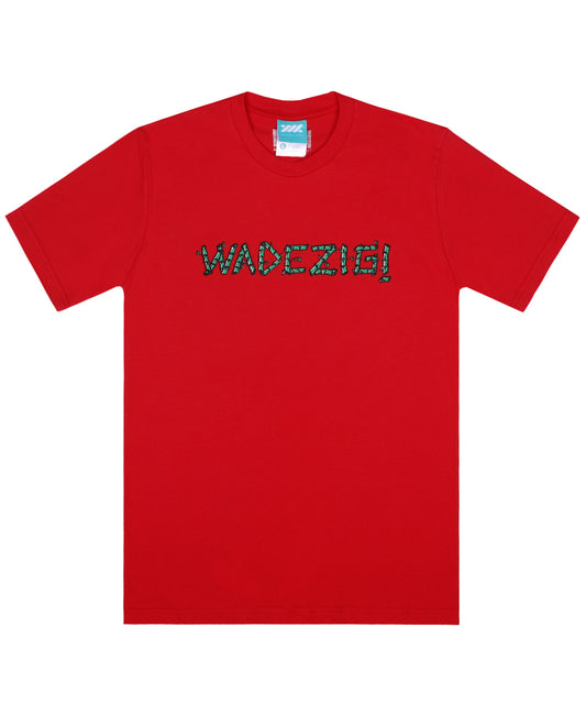 WADEZIG! T-SHIRT - BAMBOO RED