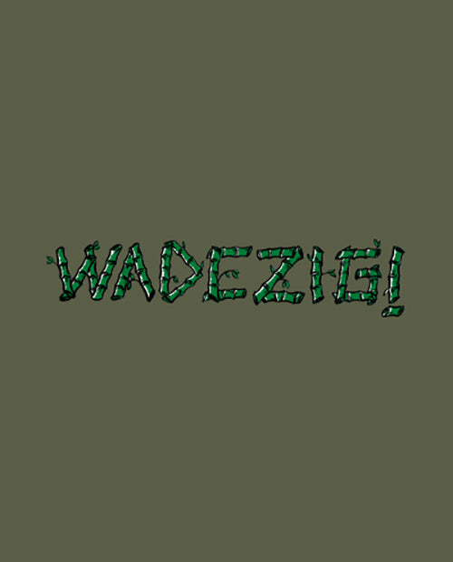 WADEZIG! T-SHIRT - BAMBOO GREEN