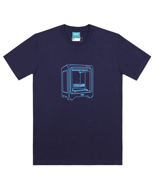 WADEZIG! T-SHIRT - RENDER NAVY