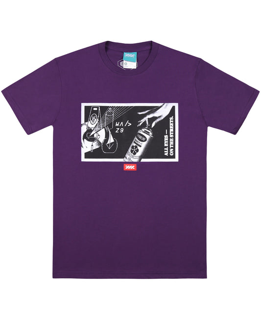 WADEZIG! T-SHIRT - PERSPECTIVE PURPLE