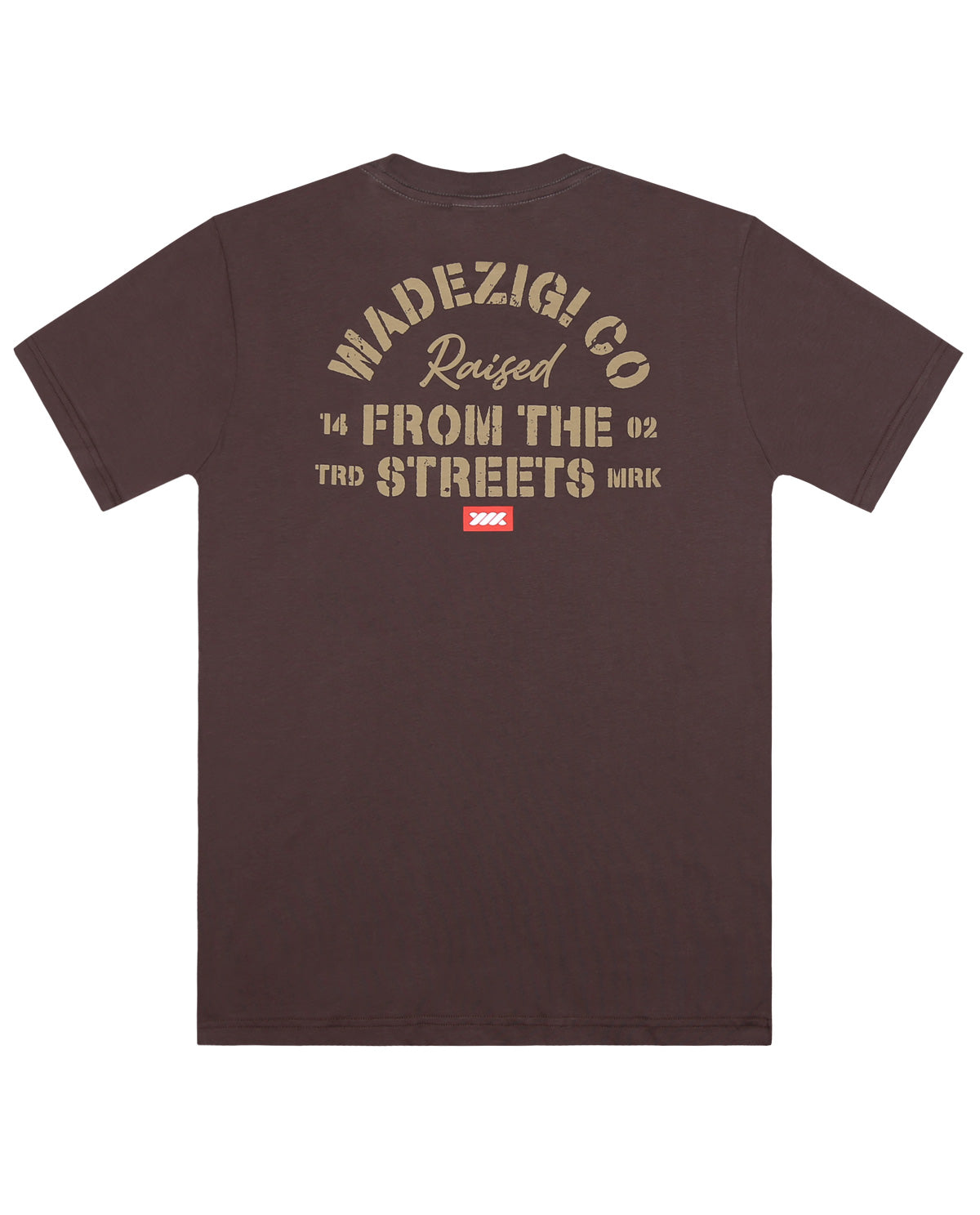 Wadezig! T-Shirt -Raised Brown