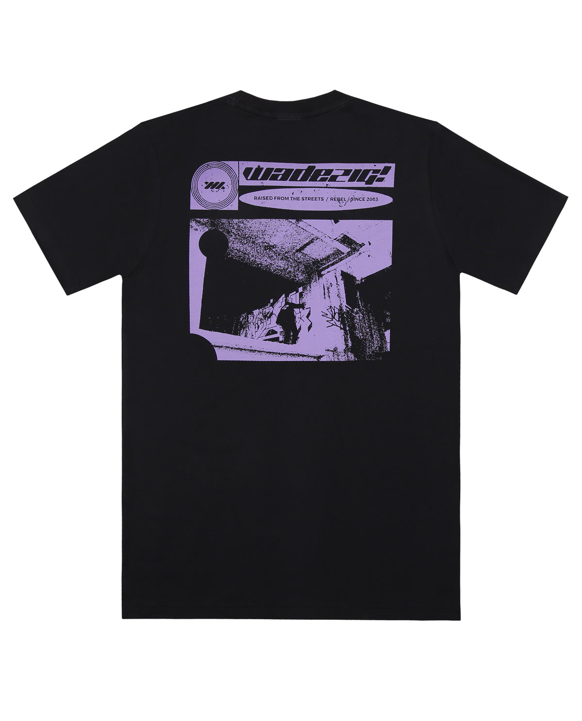 WADEZIG! T-SHIRT - ABANDONED BLACK TEES