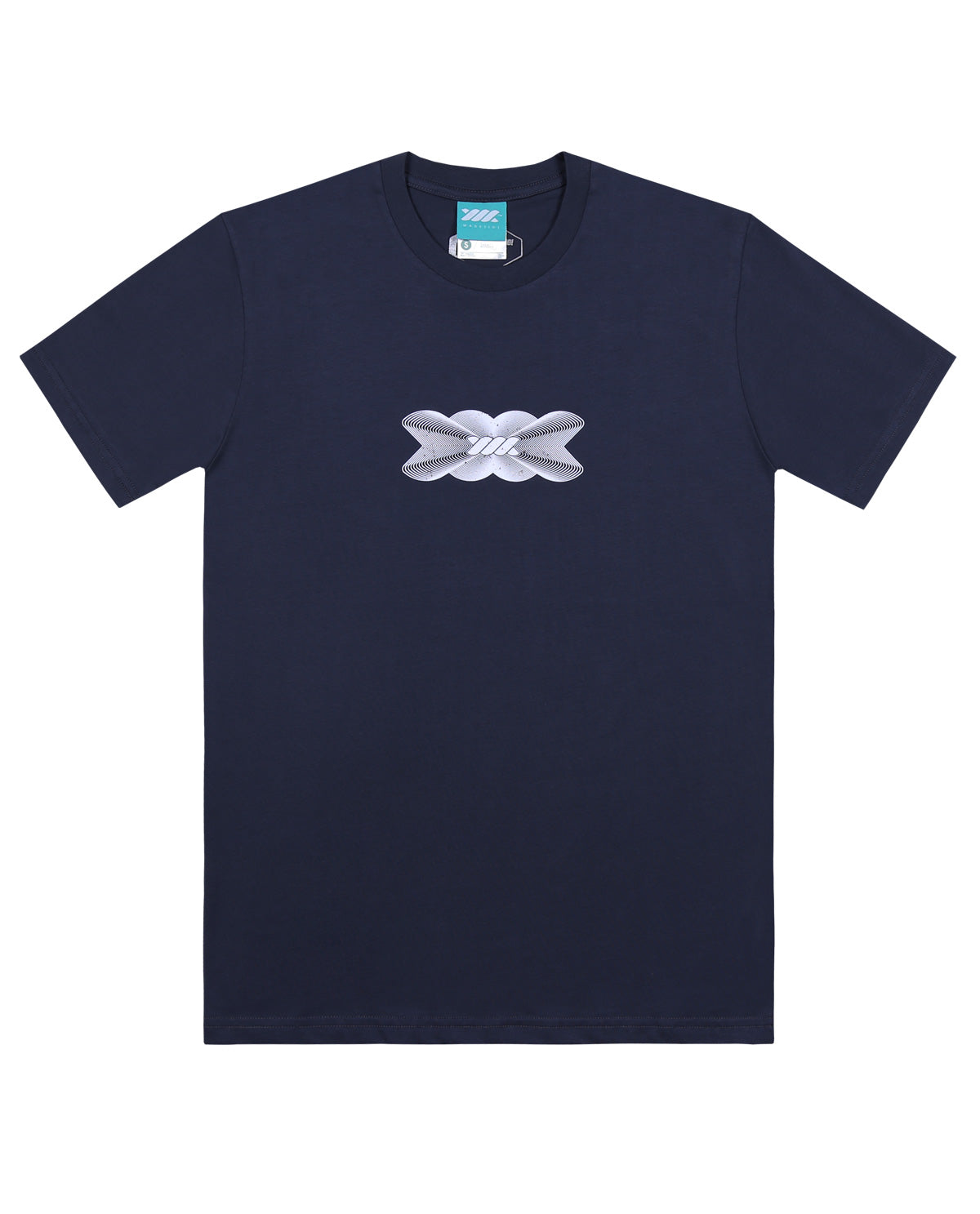 Wadezig! T-Shirt -Contour Twisty Navy