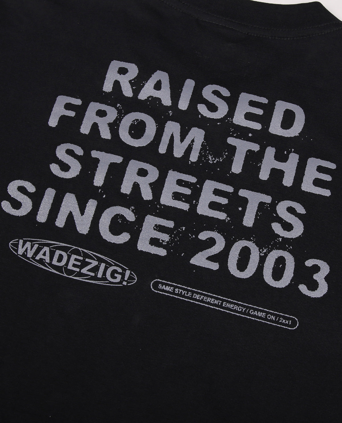 WADEZIG! T-SHIRT - BORN THIS WAY BLACK TEES