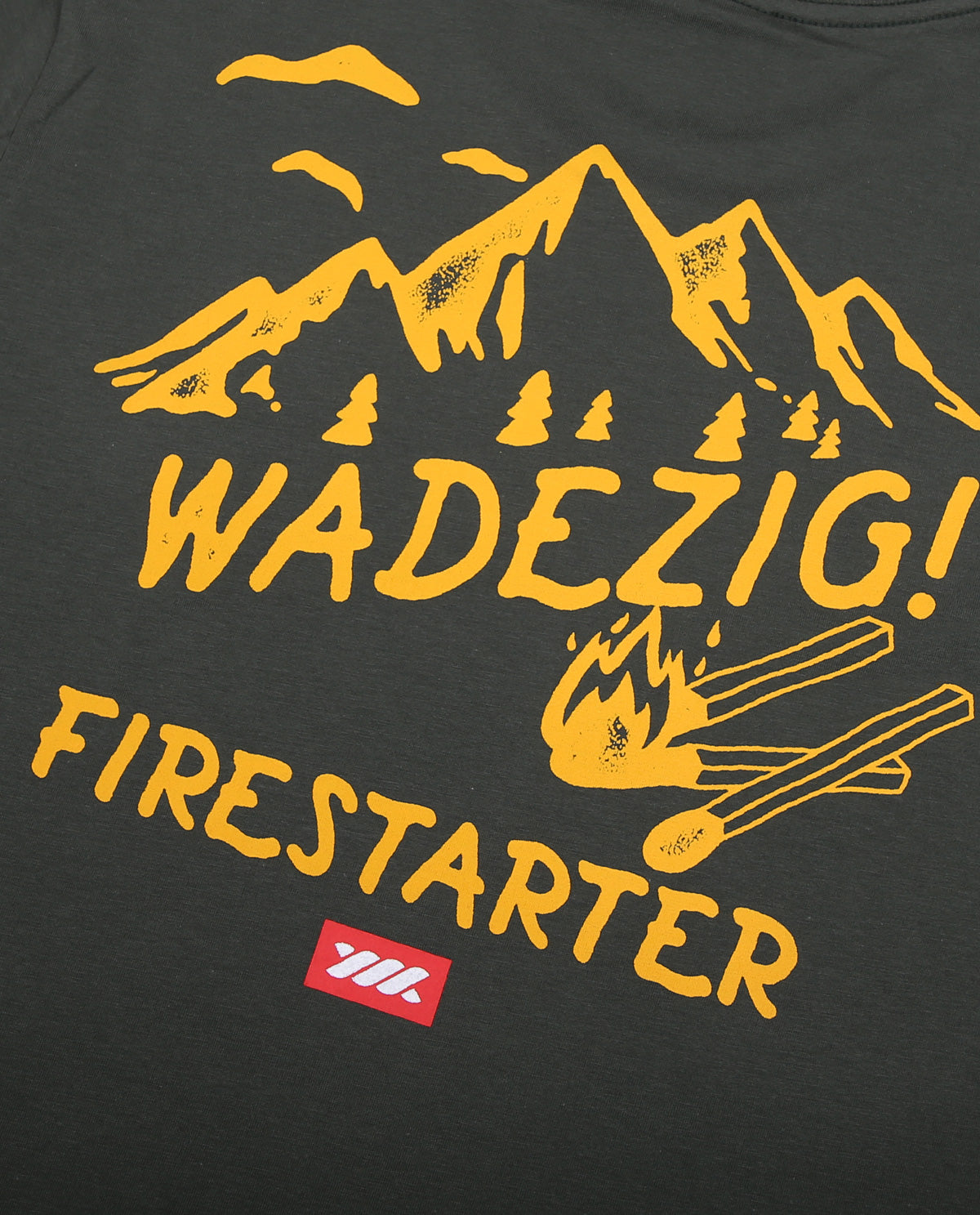 Wadezig! T-Shirt - Fire Starter Green