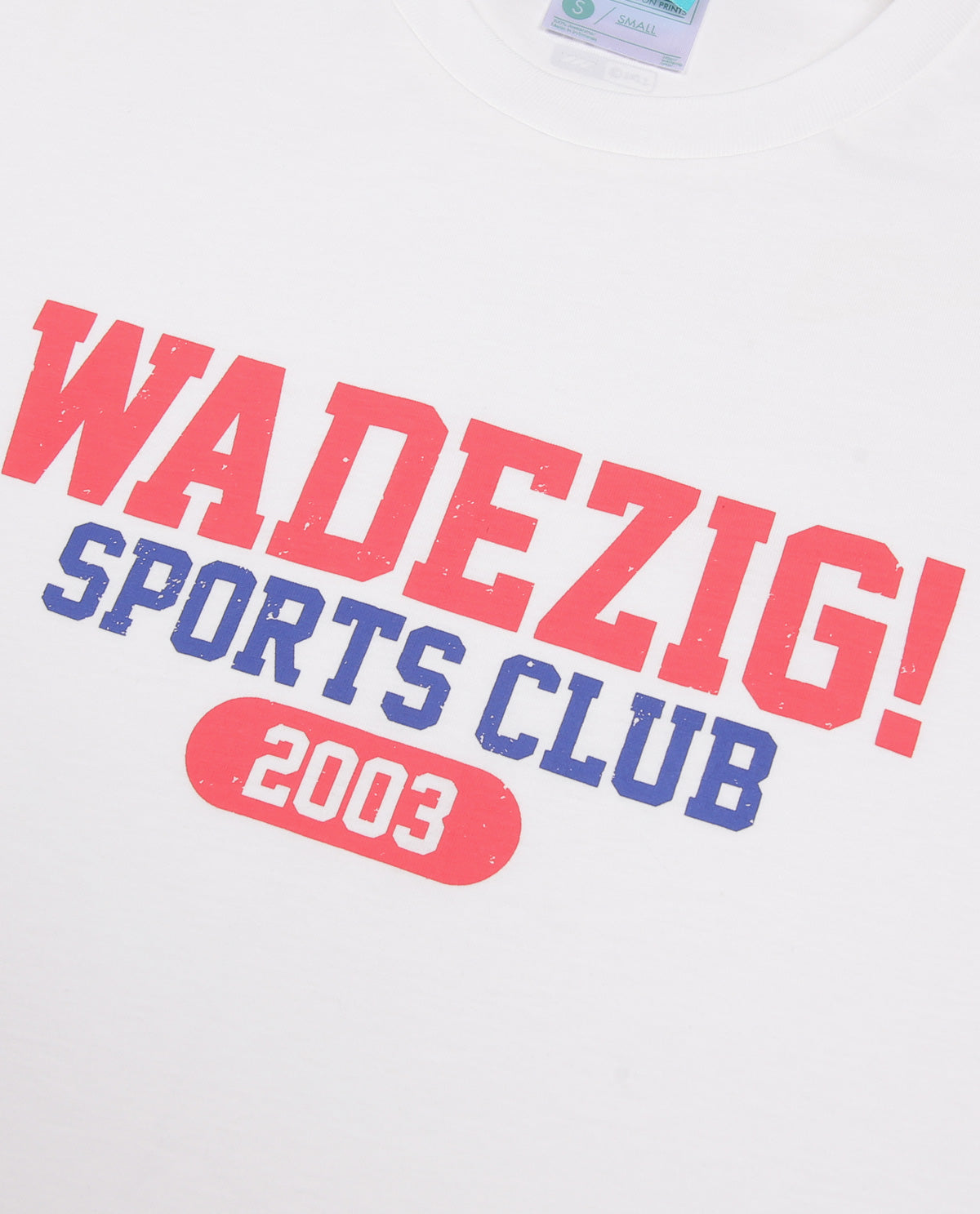 Wadezig! T-Shirt - Sport Club White