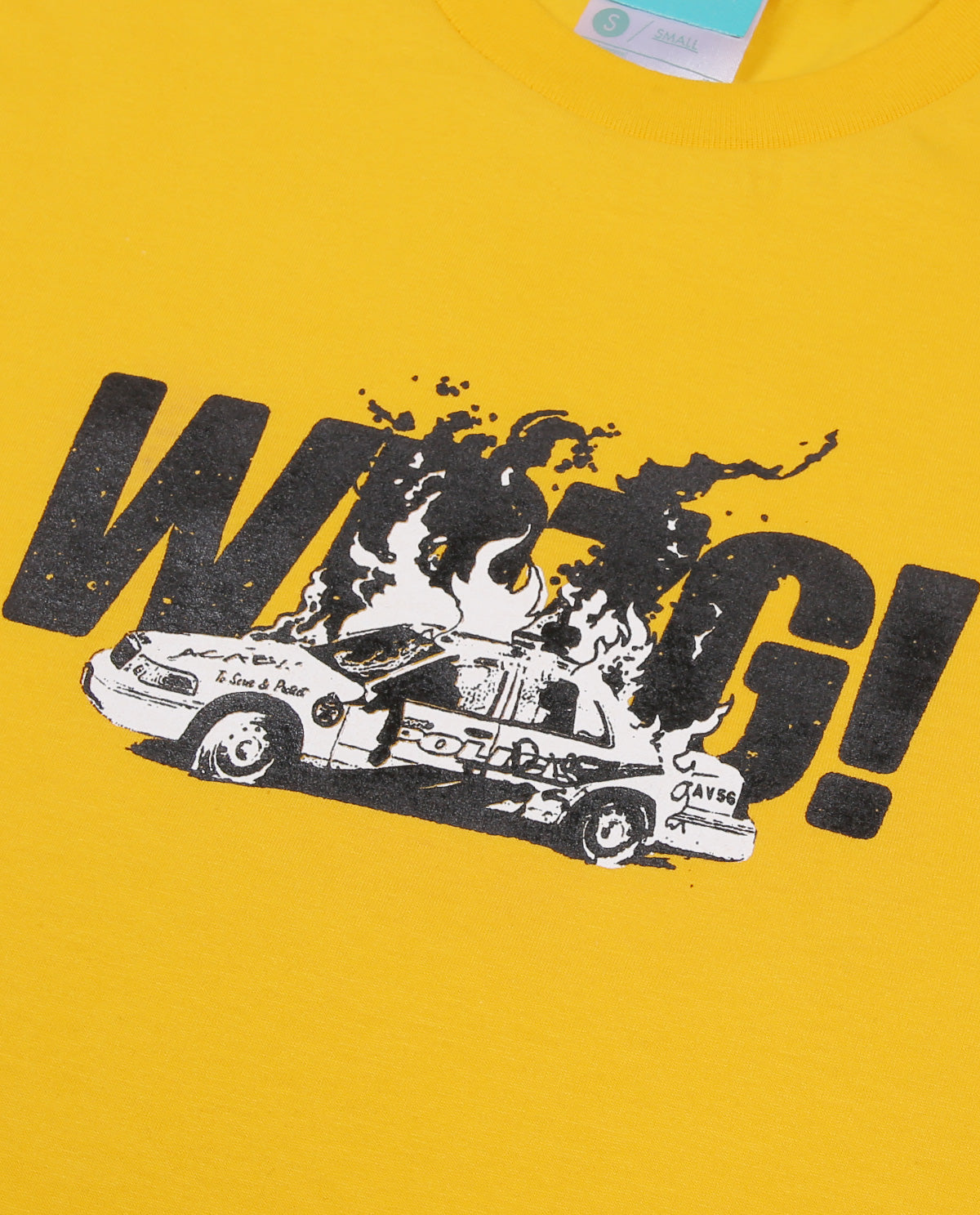 WADEZIG! T-SHIRT - ACCIDENT SIMPLY YELLOW