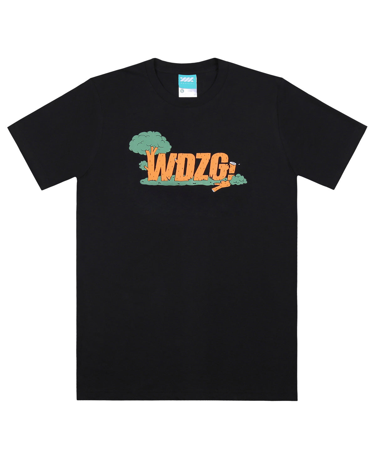 Wadezig! T-Shirt - Tree Simply Black